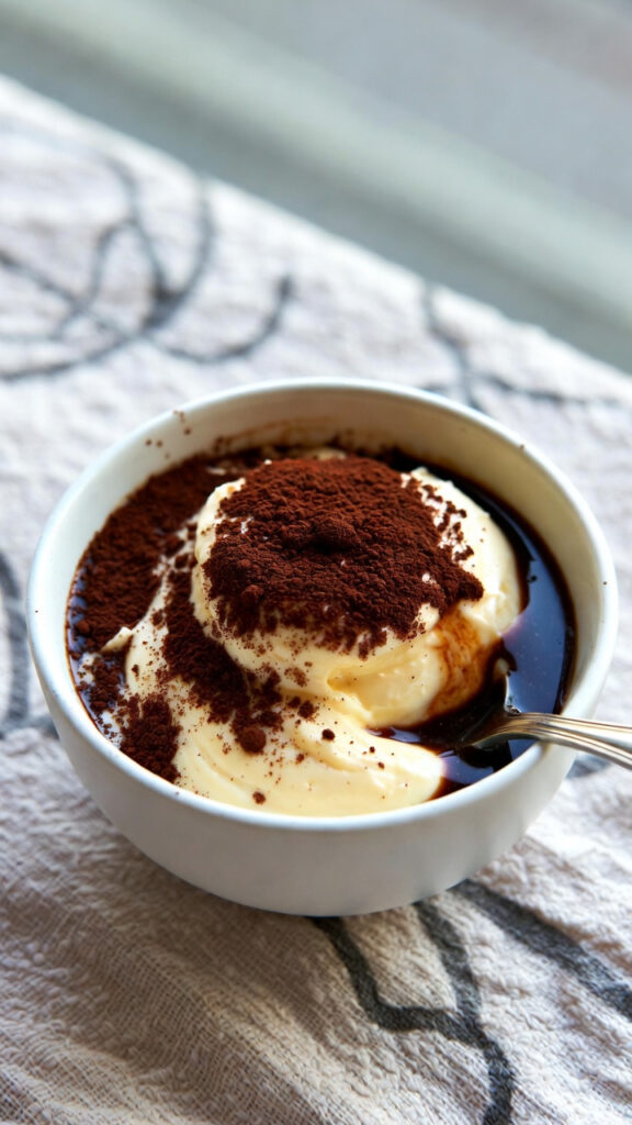 deser mascarpone z kawą deser mascarpone z kawą