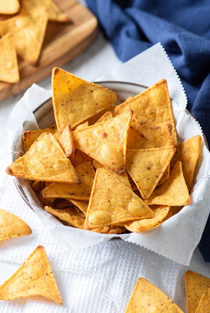 chipsy z tortilli pieczone pieczone chipsy z tortilli